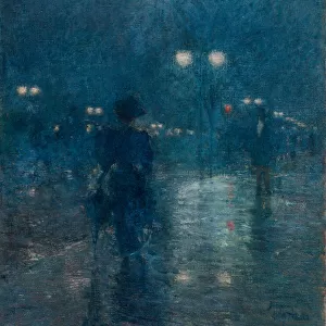 Fifth Avenue Nocturne, c. 1895 (oil on canvas)