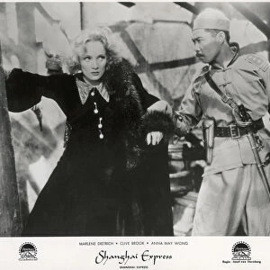 Still from the film Shanghai Express with Marlene Dietrich, 1932 (b / w photo)