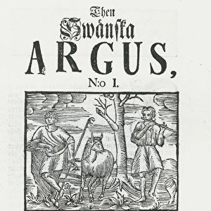 First issue Then Swanska Argus, 1732