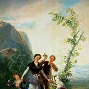 The Florists or Spring, 1786 (oil on canvas)