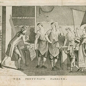 The Fortunate Farrier - Prize winner (engraving)