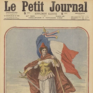 France protects the national flag against antipatriotism (colour litho)