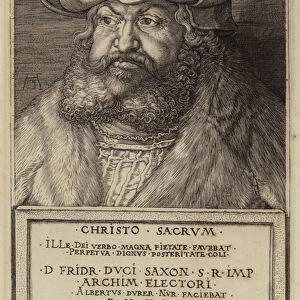Frederick the Wise, Elector of Saxony (engraving)
