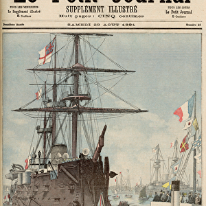 The French Flotilla in Portsmouth, from Le Petit Journal, 29th August 1891