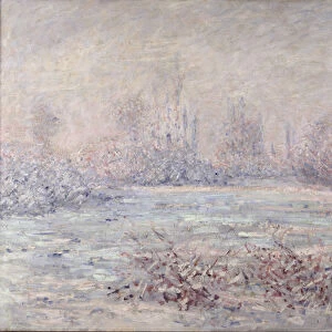 Frost near Vetheuil, 1880 (oil on canvas)