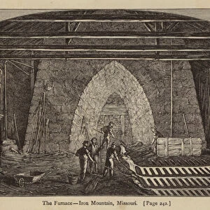 The Furnace, Iron Mountain, Missouri (engraving)