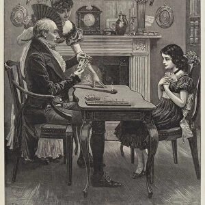 A Game at Cribbage (engraving)