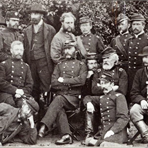 General Marcy and friends at Camp Winfield Scott, near Yorktown, May 2, 1862 (photo)