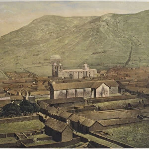 General view of Puno, illustration from Geografia del Peru by Mariano