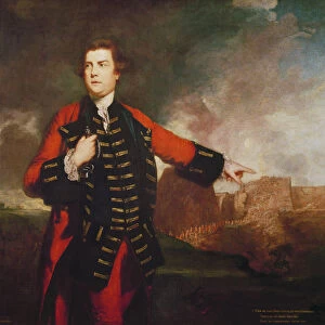 General William Keppel, Storming the Morro Castle, (oil on canvas)
