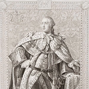 George III (1738-1820) from Illustrations of English and Scottish History Volume II