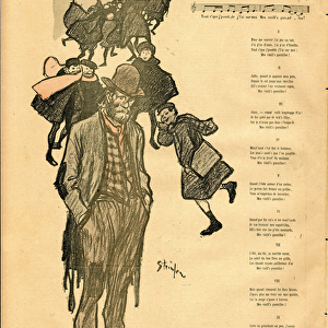 Gil Blas, 1898_4_2 - Illustration by Theophile Alexandre Steinlen (1859-1923)
