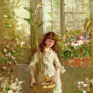 Girl in a Conservatory
