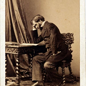 Giuseppe Verdi circa 1835. photograph dedicated by the composer museo della scala of