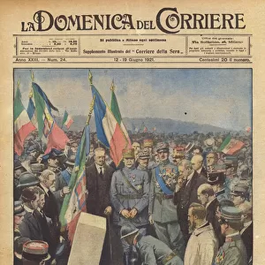 The Glorification of Italian Value in France (Colour Litho)
