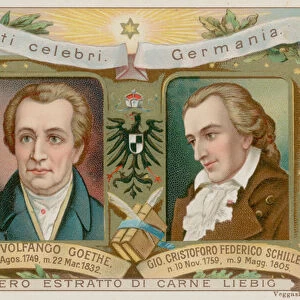 Goethe and Schiller (chromolitho)