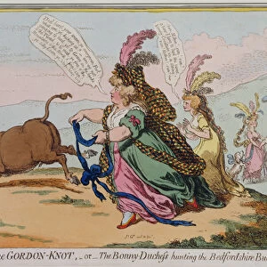 The Gordon-Knot, or The Bonny Duchess hunting the Bedford Bull