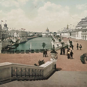 Grand Court, Trans-Mississippi Exposition, 1898 (photomechanical print)