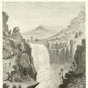 Grande chute du Nil, dite de Murchison (engraving)