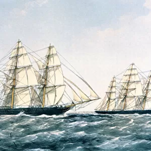 The Great Clipper Ship Race of 1866 between the Ariel and the Taeping