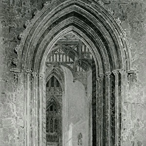 The Great Western Hall Leading to the Grand Saloon, or Octagon, Fonthill Abbey