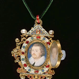 The Gresley Jewel, with miniature portraits of Sir Thomas Gresley