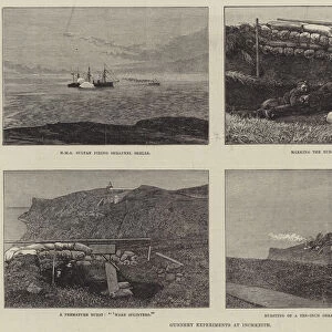 Gunnery Experiments at Inchkeith (engraving)