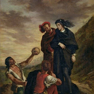 Hamlet and Horatio in the Cemetery, from Scene 1, Act V of Hamlet by William Shakespeare