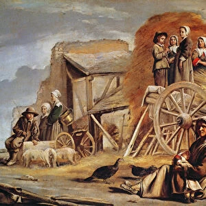 The Haycart, or Return from Haymaking, 1641 (oil on canvas)