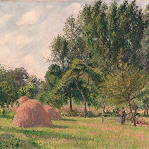 Haystacks, Morning, Eragny, 1899 (oil on canvas)