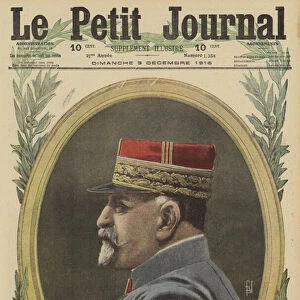 Henri Berthelot, commander of the French Military Mission to Romania, World War I, 1916 (colour litho)