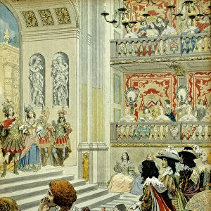 History of France: Representation at the theatre of the cardinal palace