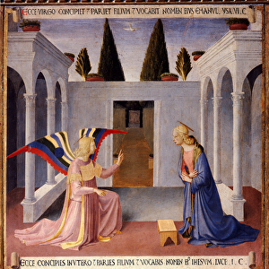 History of the Life of Christ: the Annunciation with the Dove of the Holy Spirit