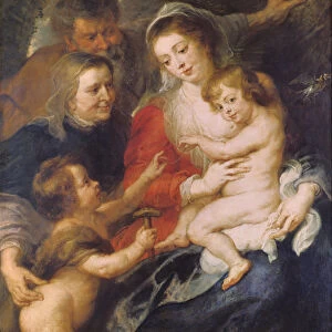 The Holy Family with St. Elizabeth and the Infant St