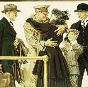 The Homecoming, 1918 (oil on canvas)