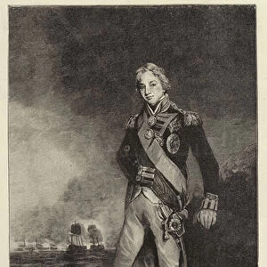 Horatio Nelson, Viscount Nelson, and Duke of Bronte, KB, Vice-Admiral (engraving)