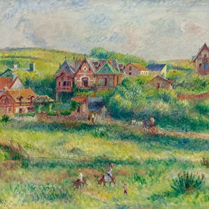 The House of Blanche Pierson, Pourville, 1882 (oil on canvas)
