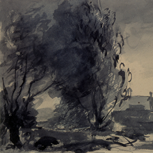 Houses Among the Trees, 1902 (w / c on paper)