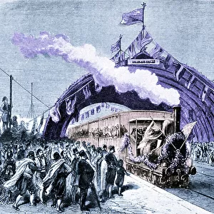 Inauguration of Tunis Railway Station, 1872