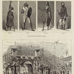 The Indian Section of the Colonial and Indian Exhibition (engraving)