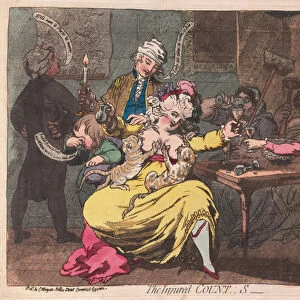 The Injured Count, , , S, pub. 1786 (hand coloured engraving)