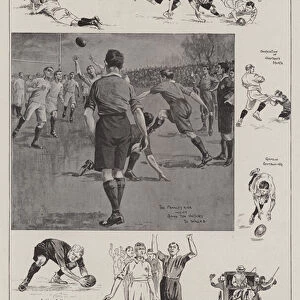 The International Rugby Football Match, England v Wales (litho)