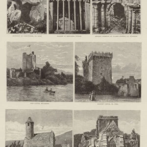 Ireland as a Holiday Resort, Some Relics of Bygone Days (engraving)