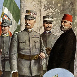 Italian-Turkish War: "Portrait of Italian General Giovanni Ameglio after the conquest of the island of Rhodes in 1912"(Italian-Turkish War: portrait of Italian general Giovanni Ameglio after Rhodes conquest)