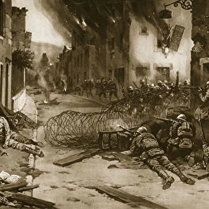 How the Italians drove the Austrians out of burning Asiago in June, 1916