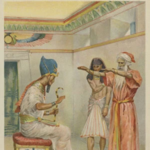 Jacob blessing Pharaoh (chromolitho)