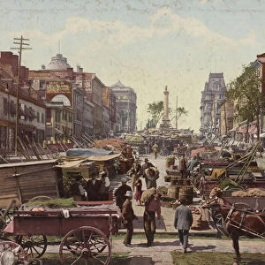 Jacques Cartier Square, Montreal, 1901 (photomechanical print)