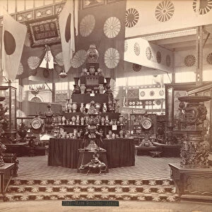 Japanese installation at the Philadelphia Centennial Exhibition, 1876