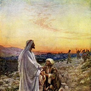 Jesus heals lepers in Samaria - Bible, New Testament