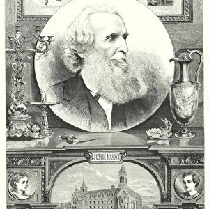 Josiah Mason, Founder of the Erdington Orphanage (engraving)
